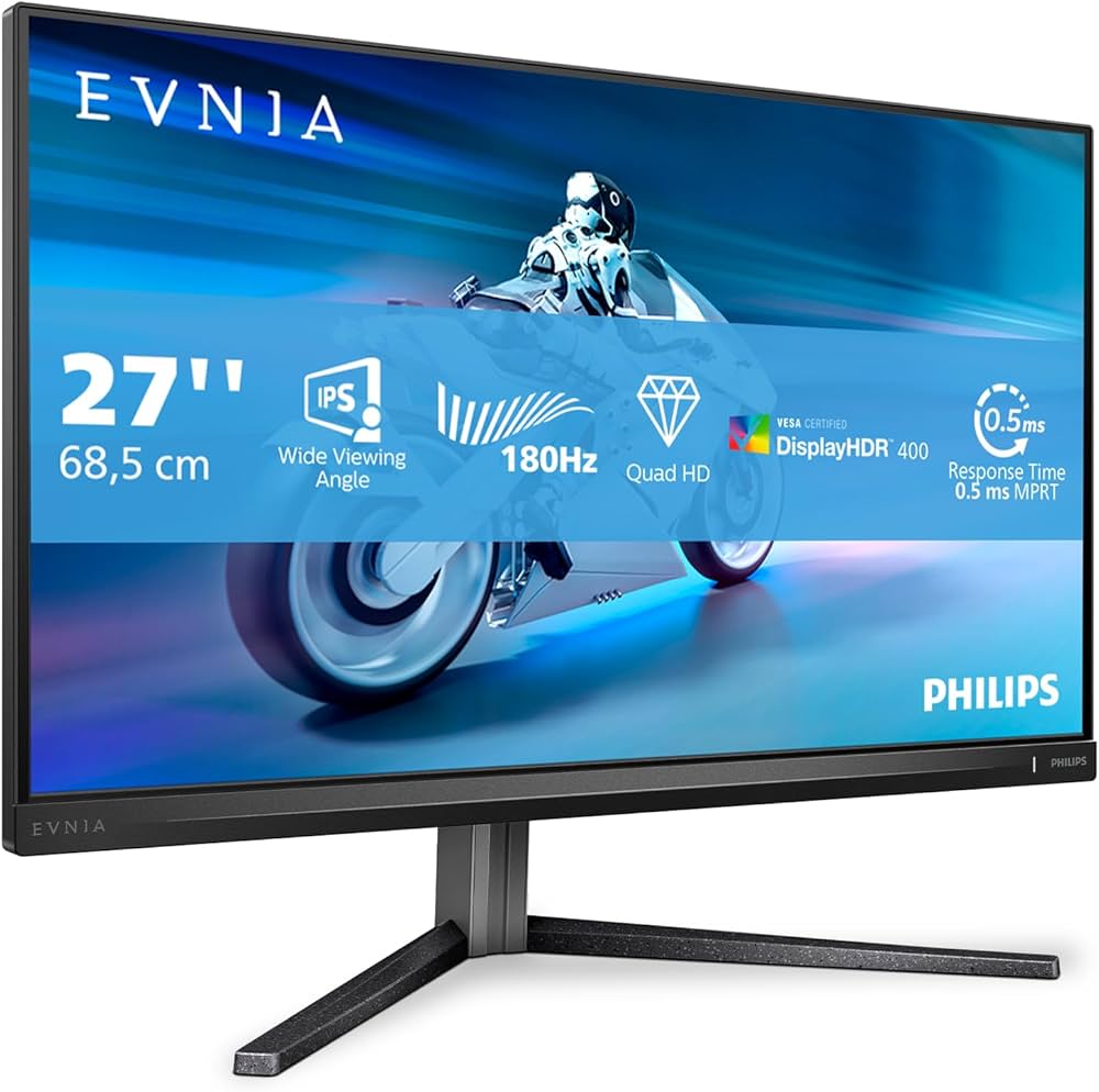 Philips Evnia 27M2N5500-27 inch QHD gaming monitor, 180 Hz